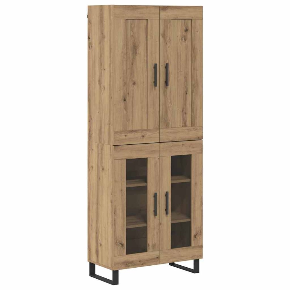 vidaXL Highboard 2 τμχ. Artisan Oak 69,5 x 34 x 180 εκ.