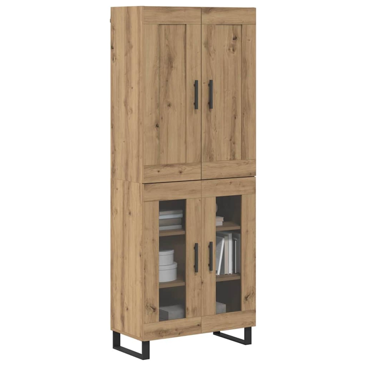 vidaXL Highboard 2 τμχ. Artisan Oak 69,5 x 34 x 180 εκ.