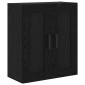 vidaXL Highboard 2 τμχ. Μαύρη Οξυά 69,5 x 34 x 180 εκ.