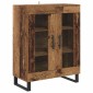 vidaXL Highboard 2 τμχ. Παλιό Ξύλο 69,5 x 34 x 180 εκ.