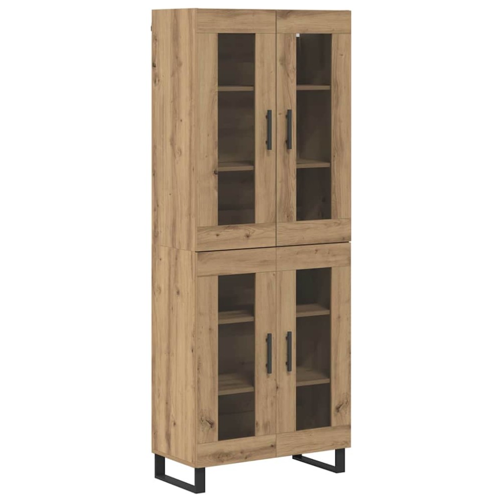 vidaXL Highboard 2 τμχ. Artisan Oak 69,5 x 34 x 180 εκ.