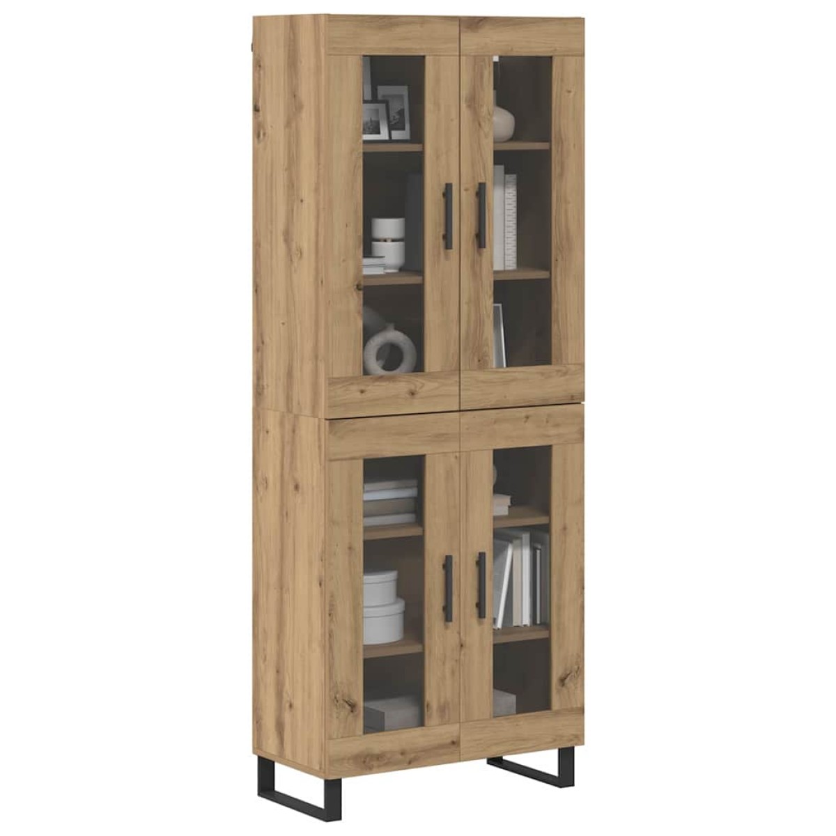 vidaXL Highboard 2 τμχ. Artisan Oak 69,5 x 34 x 180 εκ.