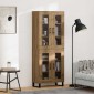 vidaXL Highboard 2 τμχ. Artisan Oak 69,5 x 34 x 180 εκ.