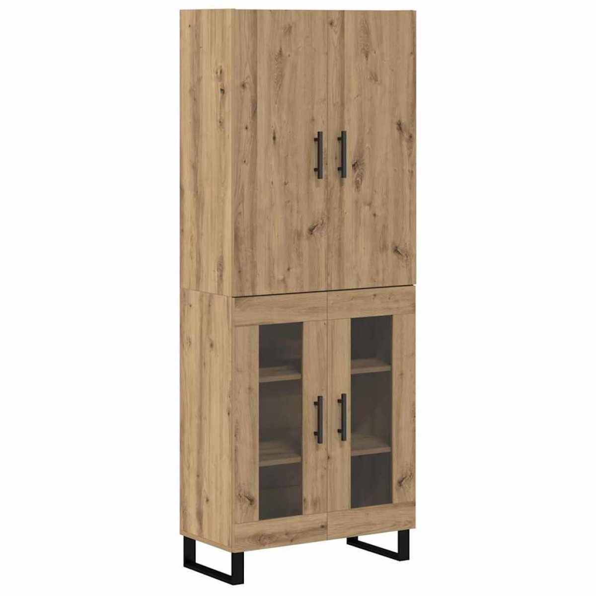 vidaXL Highboard 2 τμχ. Artisan Oak 69,5 x 34 x 180 εκ.