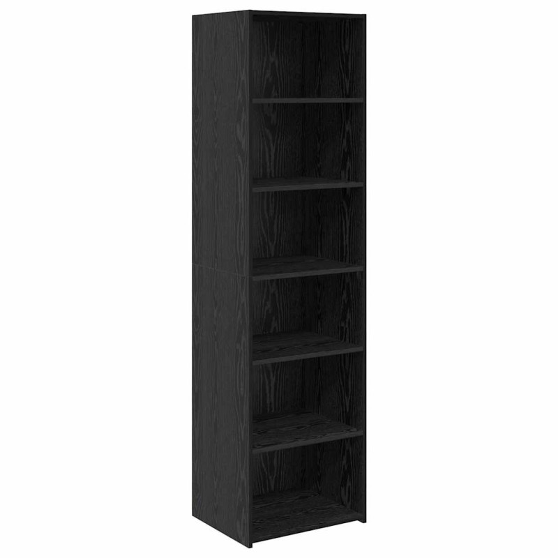 vidaXL Ντουλαπιού (Cabinet) Μαύρη Οξυά 50 x 41 x 185 εκ.