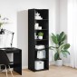 vidaXL Ντουλαπιού (Cabinet) Μαύρη Οξυά 50 x 41 x 185 εκ.