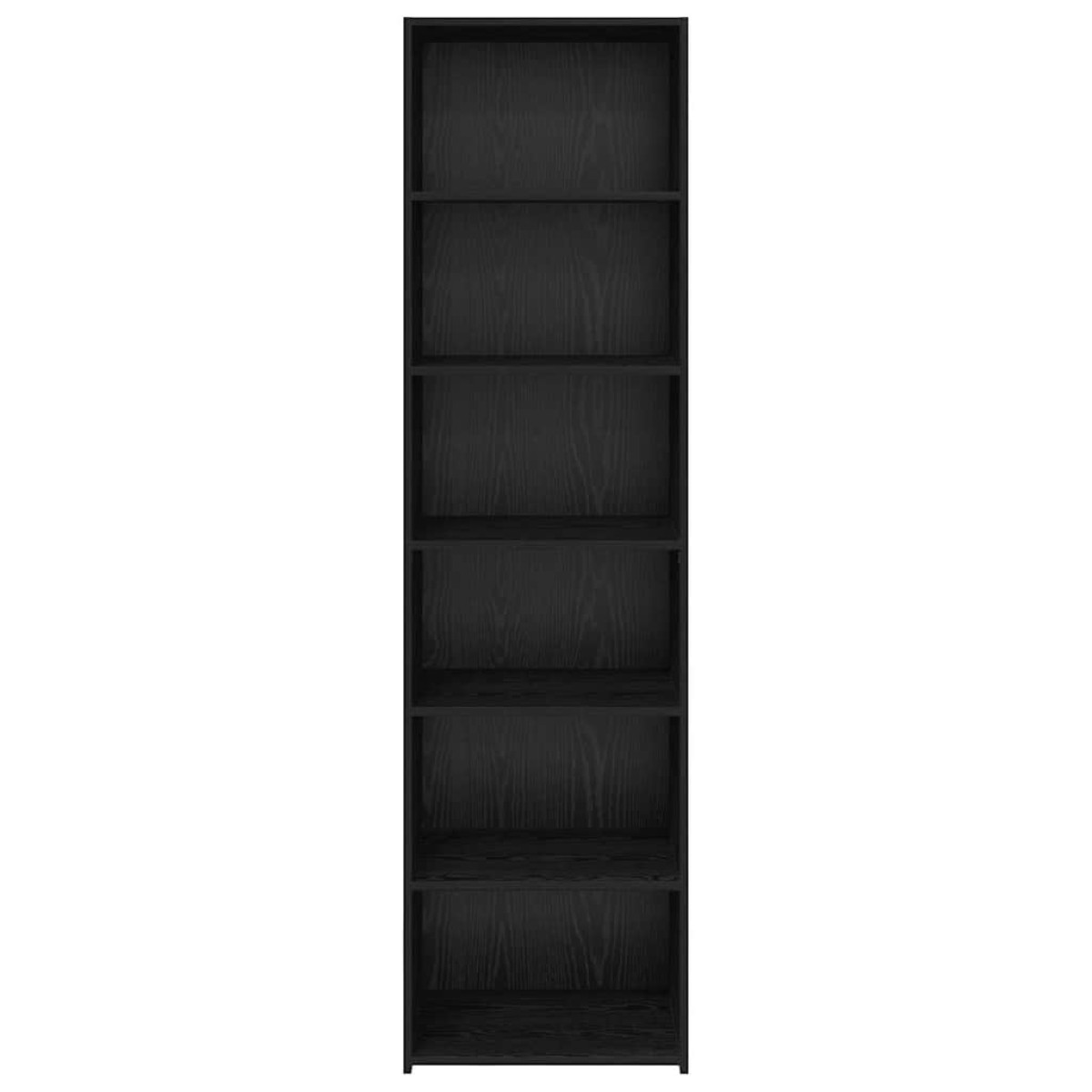 vidaXL Ντουλαπιού (Cabinet) Μαύρη Οξυά 50 x 41 x 185 εκ.