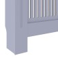 vidaXL Καπάκι Καλοριφέρ 2 τμχ. Γκρι 205 x 20,5 x 81,5 εκ.