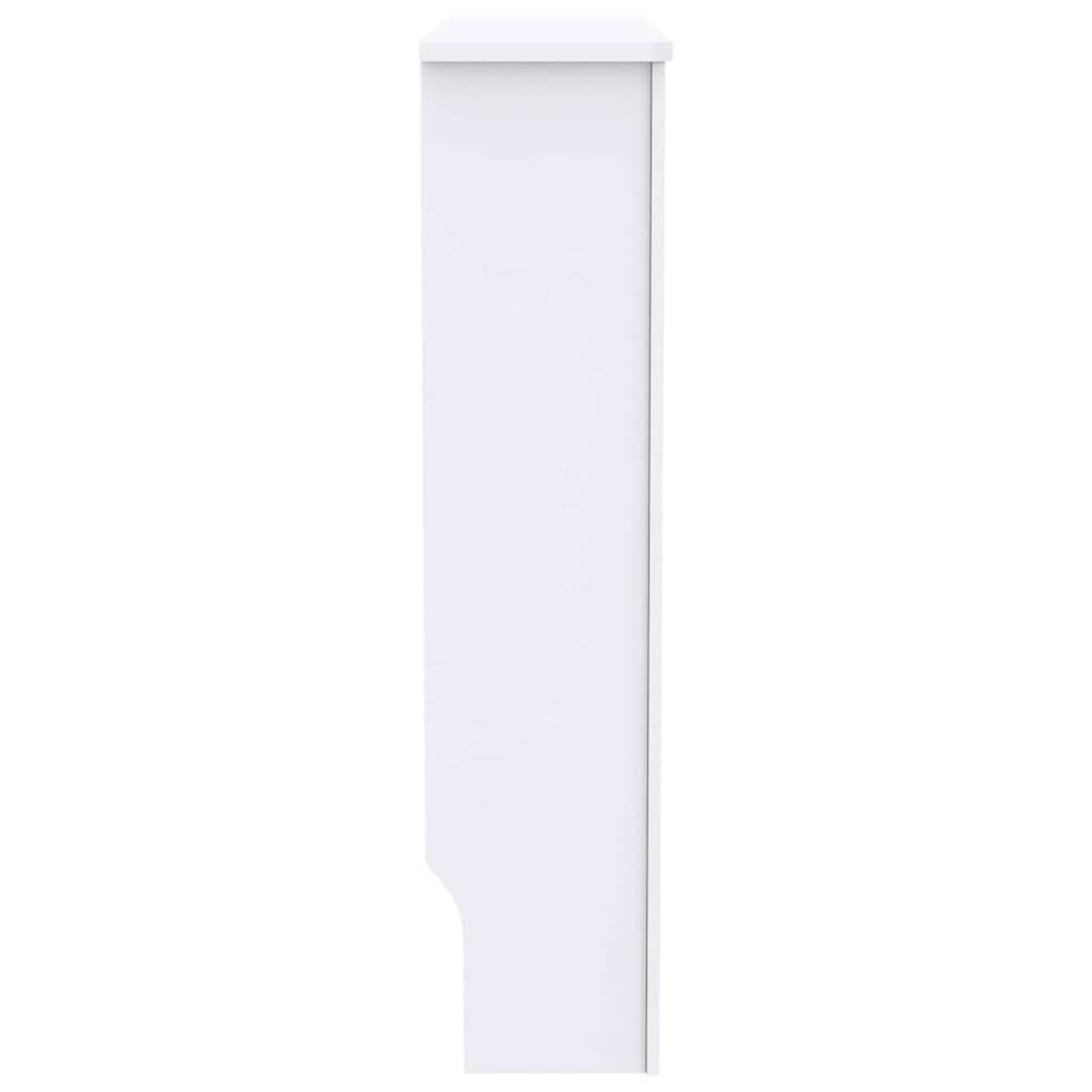 vidaXL Καπάκι Καλοριφέρ 2 τμχ. Λευκό 78 x 19 x 81,5 εκ.