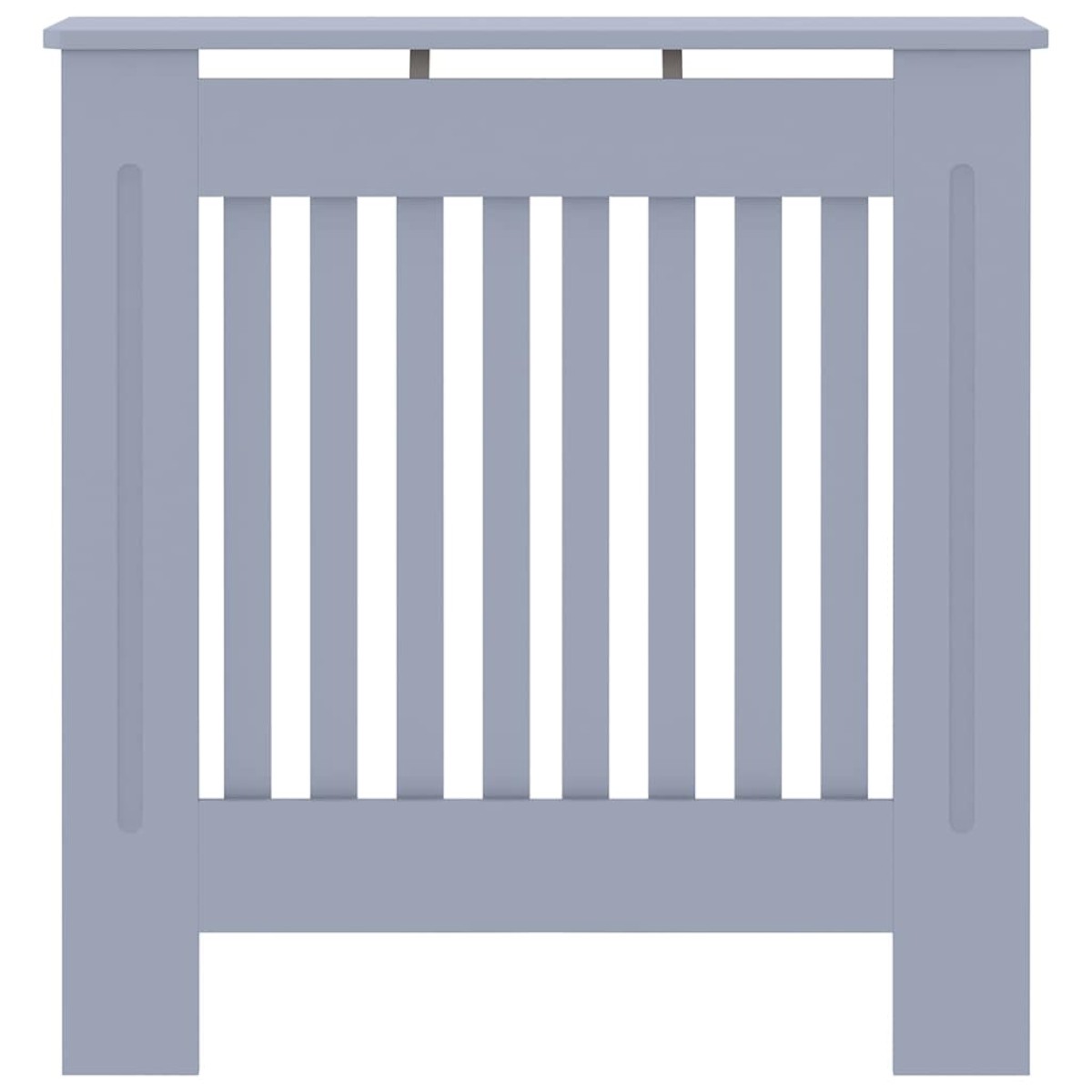 vidaXL Καπάκι Καλοριφέρ Γκρι 78 x 19 x 81,5 εκ. Επεξεργασμένο Ξύλο