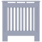 vidaXL Καπάκι Καλοριφέρ Γκρι 78 x 19 x 81,5 εκ. Επεξεργασμένο Ξύλο