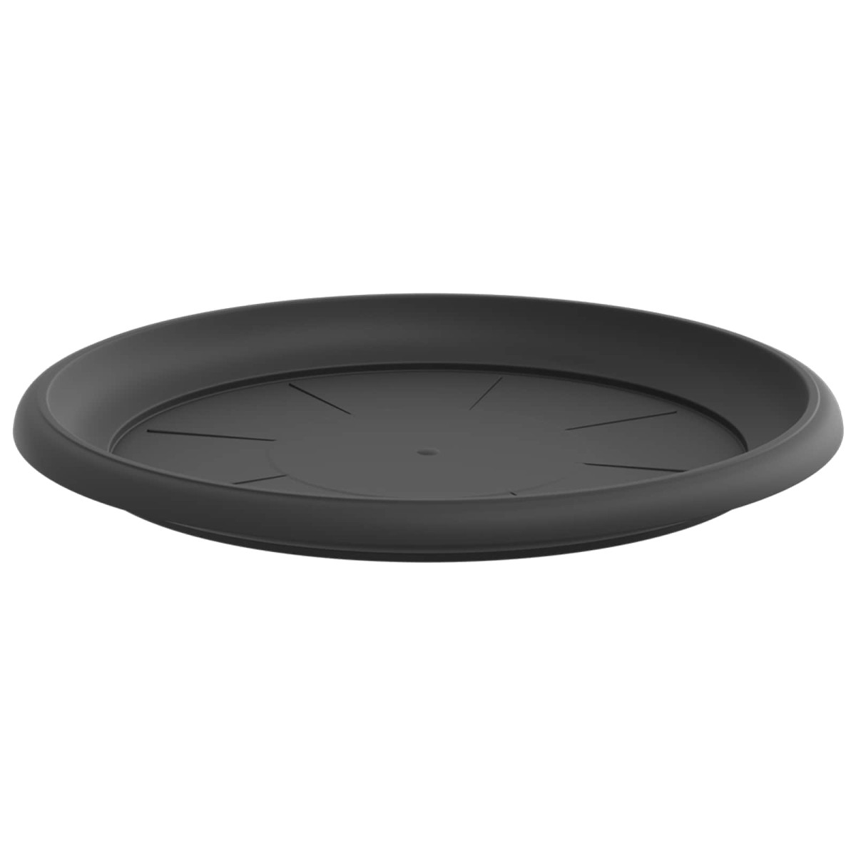 vidaXL Γλάστρες φυτών 24 τμχ. Μαύρο Ø 39 x 32 εκ Πλαστικό
