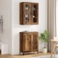 vidaXL Highboard Παλιό Ξύλο 69,5 x 34 x 180 εκ. Επεξεργασμένο Ξύλο
