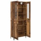 vidaXL Highboard Παλιό Ξύλο 69,5 x 34 x 180 εκ. Επεξεργασμένο Ξύλο
