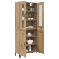 vidaXL Highboard Artisan Oak 69,5 x 34 x 180 εκ. Επεξεργασμένο Ξύλο