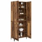 vidaXL Highboard Παλιό Ξύλο 69,5 x 34 x 180 εκ. Επεξεργασμένο Ξύλο
