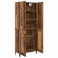vidaXL Highboard Παλιό Ξύλο 69,5 x 34 x 180 εκ. Επεξεργασμένο Ξύλο