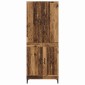 vidaXL Highboard Παλιό Ξύλο 69,5 x 34 x 180 εκ. Επεξεργασμένο Ξύλο