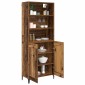 vidaXL Highboard 2 τμχ. Παλαιό ξύλο 69,5 x 34 x 180 εκ.