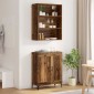 vidaXL Highboard 2 τμχ. Παλαιό ξύλο 69,5 x 34 x 180 εκ.