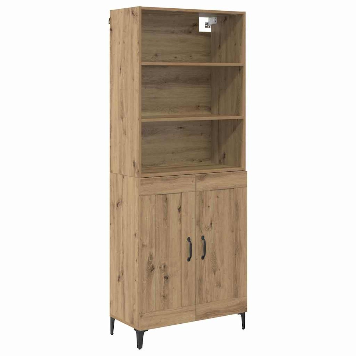 vidaXL Highboard 2 τμχ. artisan δρυς 69,5 x 34 x 180 εκ.