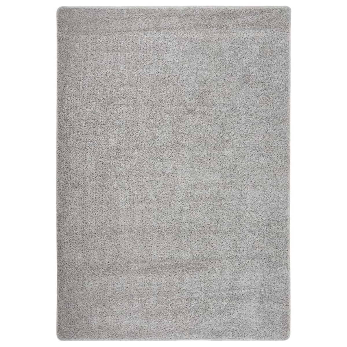 vidaXL Χαλί Shaggy Αντιολισθητικό Ανοιχτό Γκρι 160 x 230 εκ.
