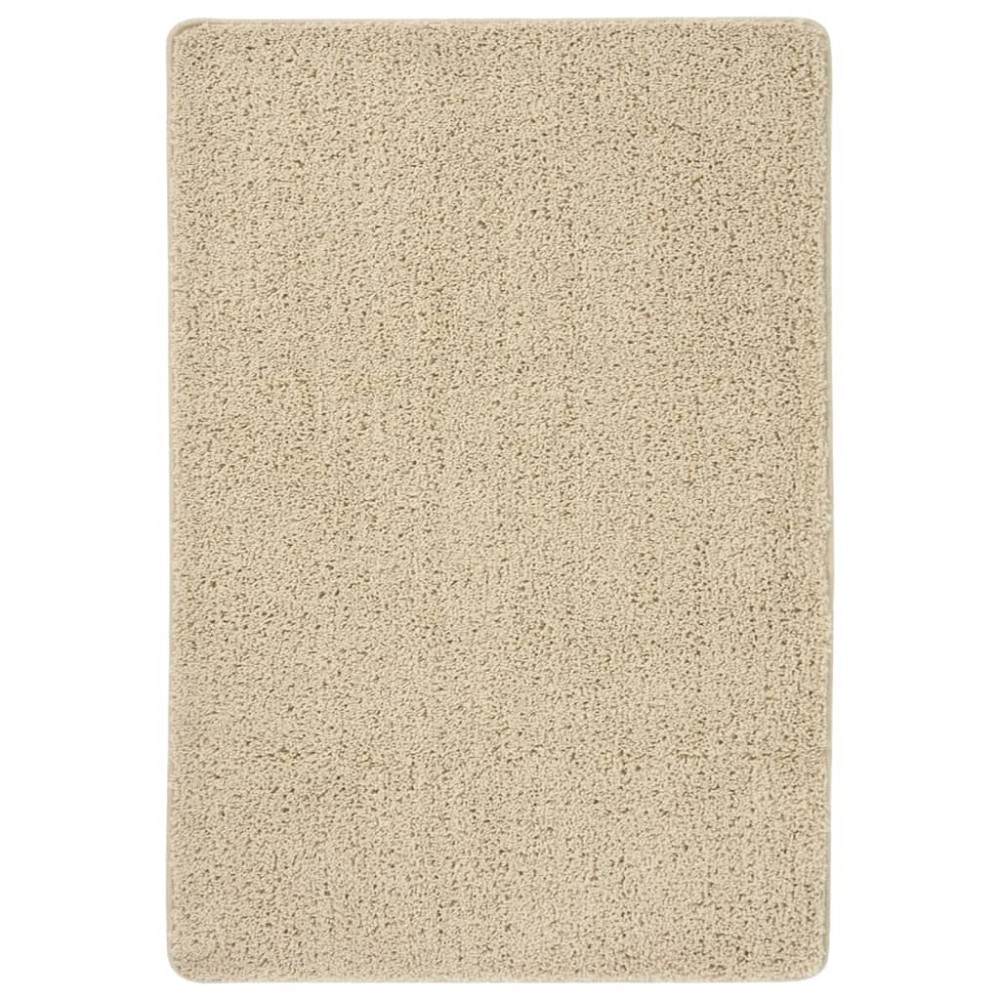 vidaXL Χαλί Shaggy Αντιολισθητικό Κρεμ 160 x 230 εκ.