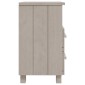 vidaXL Κομοδίνο HAMAR 2 Τεμ. Λευκά 40 x 35 x 62 εκ. Μασίφ Ξύλο Πεύκου