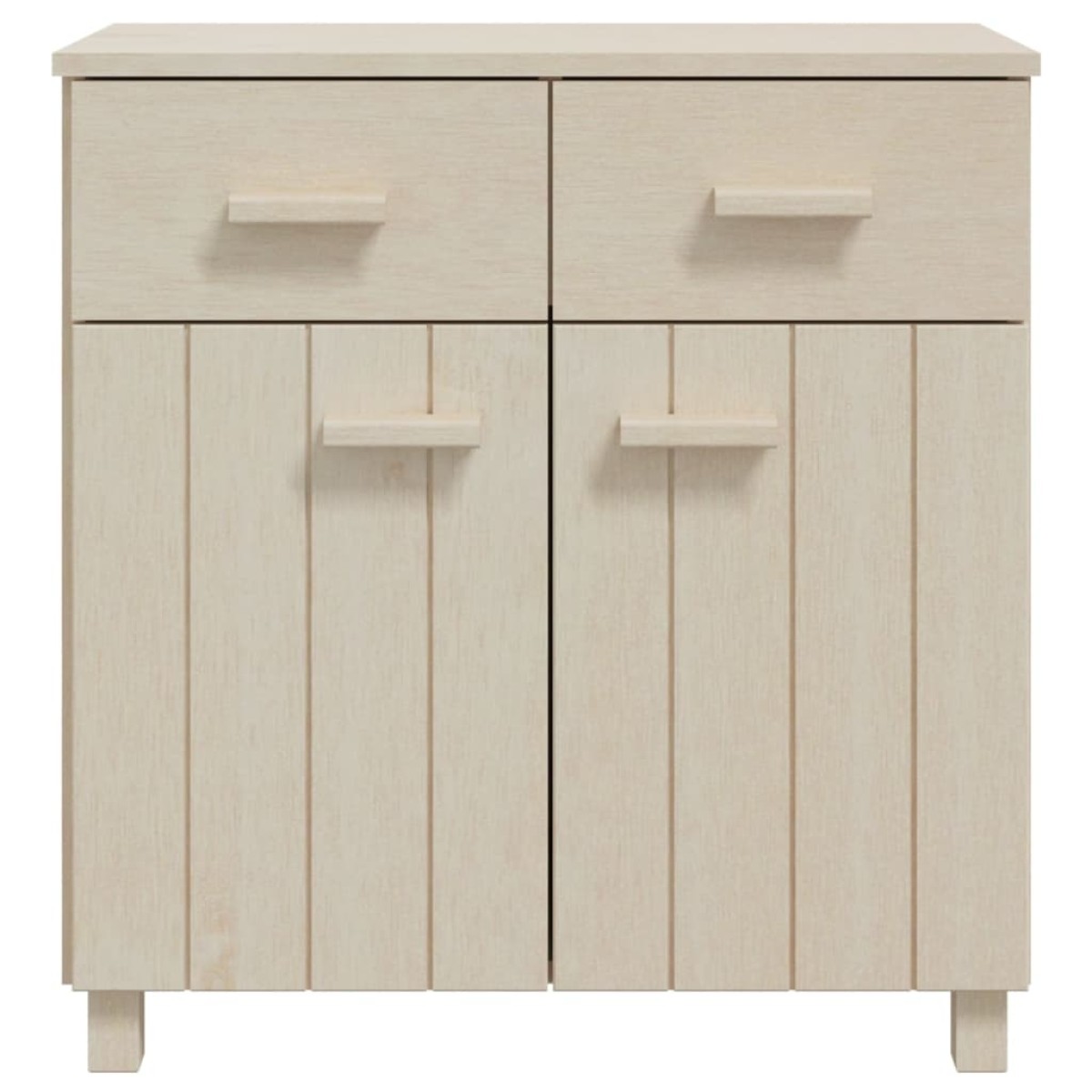 vidaXL Συρταριέρα HAMAR Καφέ Μελί 79 x 40 x 80 εκ. Μασίφ Ξύλο Πεύκου