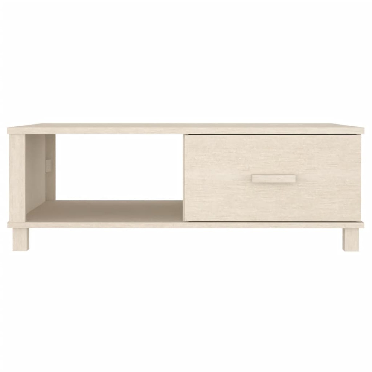 vidaXL Τραπεζάκι Σαλονιού HAMAR Μελί 100x55x35 εκ. Μασίφ Ξύλο Πεύκου