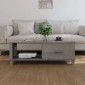 vidaXL Τραπεζάκι Σαλονιού HAMAR Αν. Γκρι 100x55x35εκ Μασίφ Ξύλο Πεύκου