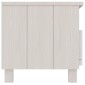 vidaXL Έπιπλο Τηλεόρασης HAMAR Λευκό 106x40x80 εκ. Μασίφ Ξύλο Πεύκου