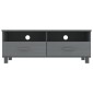 vidaXL Έπιπλο Τηλεόρασης HAMAR Σκ. Γκρι 106x40x40εκ. Μασίφ Ξύλο Πεύκου