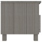 vidaXL Έπιπλο Τηλεόρασης HAMAR Αν. Γκρι 106x40x40εκ. Μασίφ Ξύλο Πεύκου