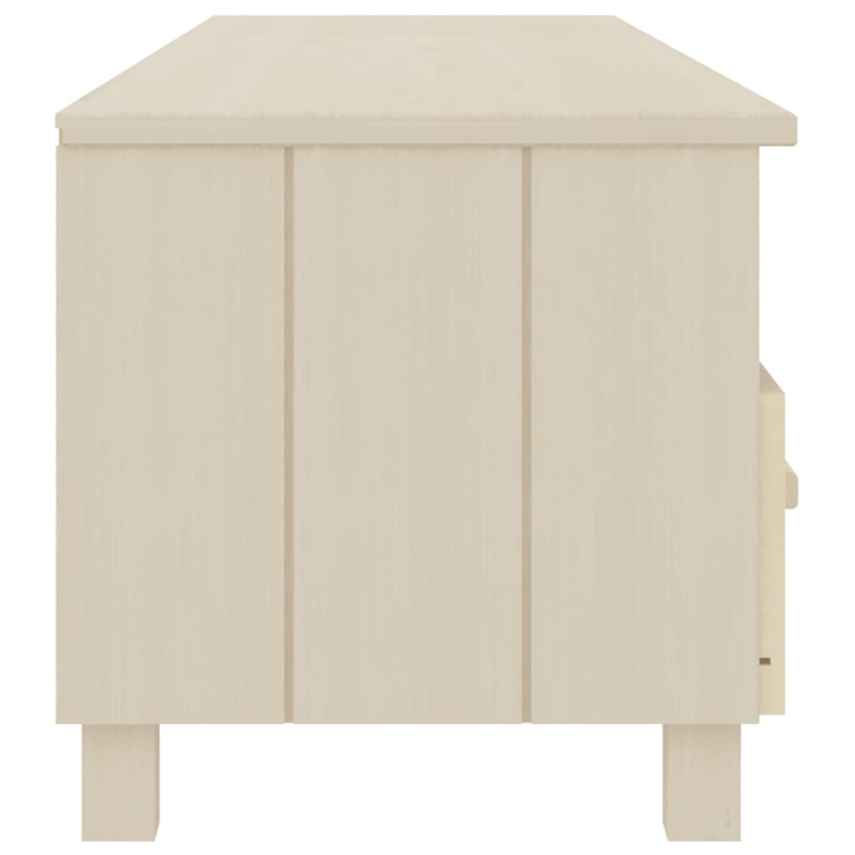vidaXL Έπιπλο Τηλεόρασης HAMAR Μελί 158x40x40 εκ. Μασίφ Ξύλο Πεύκου