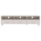 vidaXL Έπιπλο Τηλεόρασης HAMAR Λευκό 158x40x40 εκ. Μασίφ Ξύλο Πεύκου