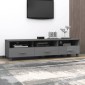 vidaXL Έπιπλο Τηλεόρασης HAMAR Σκ. Γκρι 158x40x40εκ. Μασίφ Ξύλο Πεύκου