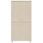 vidaXL Ντουλάπα HAMAR Καφέ Μελί 89 x 50 x 180 εκ. Μασίφ Ξύλο Πεύκου