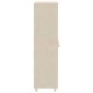 vidaXL Ντουλάπα HAMAR Καφέ Μελί 89 x 50 x 180 εκ. Μασίφ Ξύλο Πεύκου
