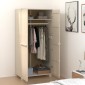 vidaXL Ντουλάπα HAMAR Καφέ Μελί 89 x 50 x 180 εκ. Μασίφ Ξύλο Πεύκου