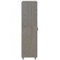 vidaXL Ντουλάπα HAMAR Αν. Γκρι 89 x 50 x 180 εκ. από Μασίφ Ξύλο Πεύκου