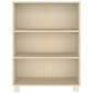 vidaXL Βιβλιοθήκη HAMAR Καφέ Μελί 85 x 35 x 112 εκ. Μασίφ Ξύλο Πεύκου