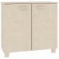 vidaXL Ντουλάπι HAMAR Καφέ Μελί 85 x 35 x 80 εκ. Μασίφ Ξύλο Πεύκου