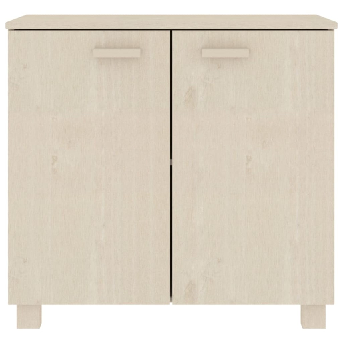 vidaXL Ντουλάπι HAMAR Καφέ Μελί 85 x 35 x 80 εκ. Μασίφ Ξύλο Πεύκου