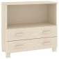 vidaXL Ντουλάπι HAMAR Καφέ Μελί 85 x 35 x 80 εκ. Μασίφ Ξύλο Πεύκου