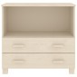 vidaXL Ντουλάπι HAMAR Καφέ Μελί 85 x 35 x 80 εκ. Μασίφ Ξύλο Πεύκου
