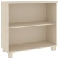 vidaXL Ντουλάπι HAMAR Καφέ Μελί 85 x 35 x 80 εκ. Μασίφ Ξύλο Πεύκου