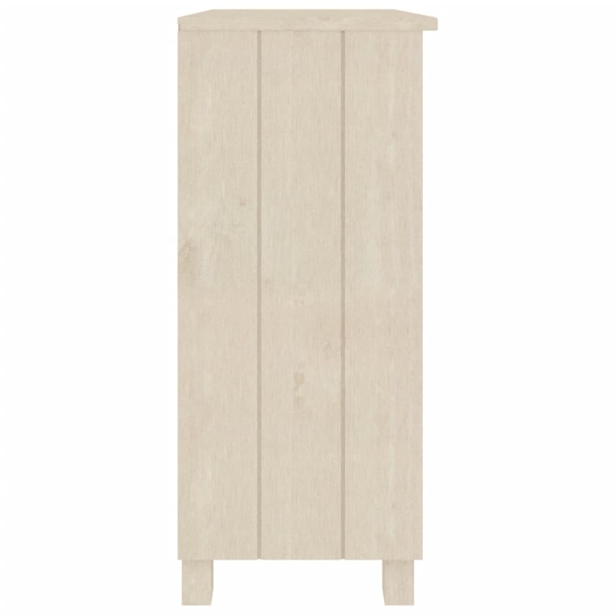 vidaXL Ντουλάπι HAMAR Καφέ Μελί 85 x 35 x 80 εκ. Μασίφ Ξύλο Πεύκου