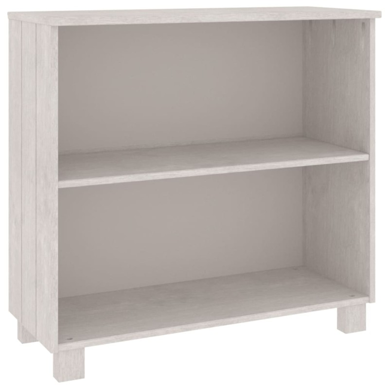 vidaXL Ντουλάπι HAMAR Λευκό 85 x 35 x 80 εκ. από Μασίφ Ξύλο Πεύκου