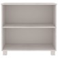 vidaXL Ντουλάπι HAMAR Λευκό 85 x 35 x 80 εκ. από Μασίφ Ξύλο Πεύκου